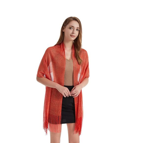 Women Shawls And Wraps For Evening Dresses Sparkling Metallic Scarf 1826 Women Shawls And Wraps For Evening Dresses Sparkling Metallic Scarf 1826